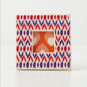 Anthropologie bone inlay ikat frame